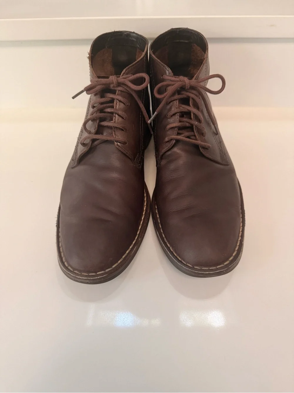 Cole Haan Brown Leather Chukka Boots